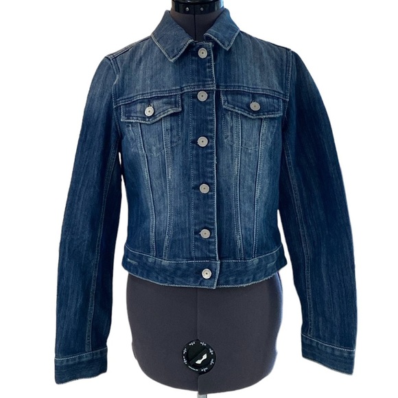 Almost Famous Women's Blue Jacket Size M Machine Wash Button Down Long Sleeve - Picture 1 of 9